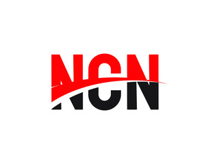 NCN Letter Initial Logo Design Vector Illustration