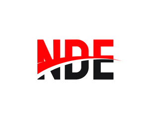 Fototapeta premium NDE Letter Initial Logo Design Vector Illustration