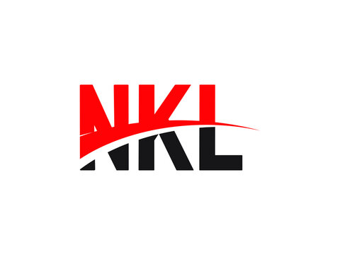 NKL Letter Initial Logo Design Vector Illustration
