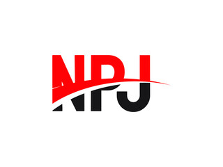 NPJ Letter Initial Logo Design Vector Illustration