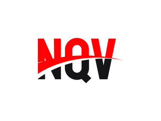NQV Letter Initial Logo Design Vector Illustration
