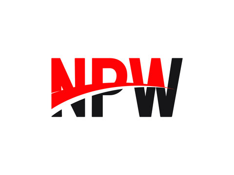 NPW Letter Initial Logo Design Vector Illustration