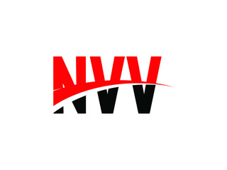 NVV Letter Initial Logo Design Vector Illustration