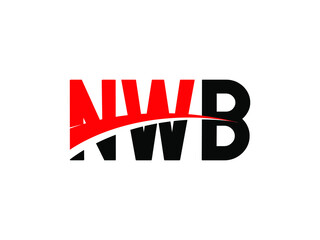 NWB Letter Initial Logo Design Vector Illustration