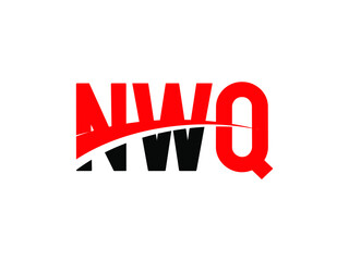 Fototapeta premium NWQ Letter Initial Logo Design Vector Illustration