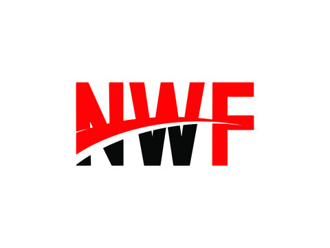 NWF Letter Initial Logo Design Vector Illustration