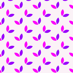Pattern with colored elements on a lilac background.