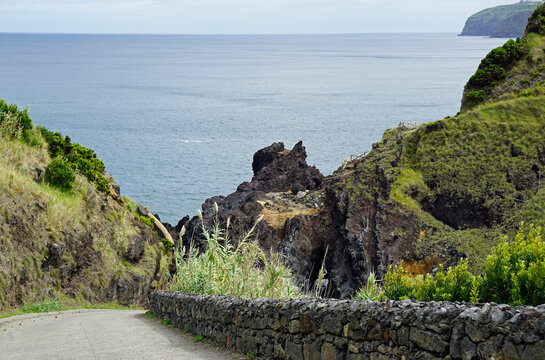 public street on the azores