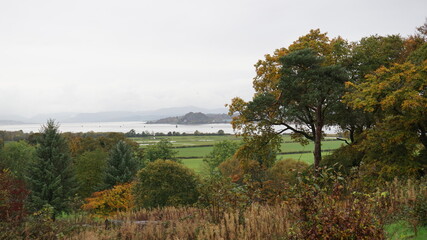 Dumbarton rock from erskine golf club scotland walks