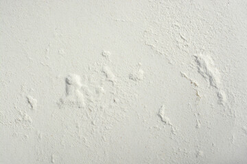 Flour texture close up. Abstract background.