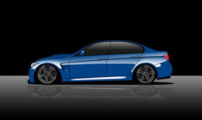 Fototapeta premium sports car