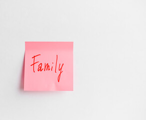 text on colored stickers, holidays, words on paper, congratulations