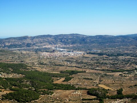 Castalla y Onil desde El Despe&ntilde;ador Alicante Comunidad Valenciana Espa&ntilde;a 