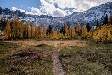 fall in the mountains