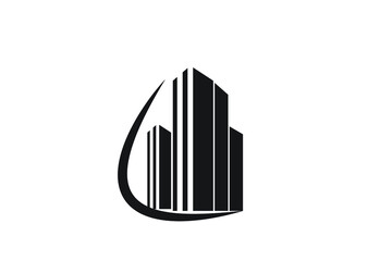 building, house, home, villa, logo, building logo, real estate ,house logo, hm logo , building icon , house icon , home icon , city, city logo, city icon , villa logo, villa icon , vector, industrial,