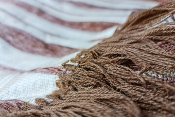 The Fabric texture. The veil is matter. Villi. Durable fabric fabric.