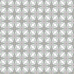Geometric biege seamless pattern black on white background