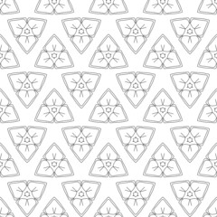 Triangular geometric shapes geometric seamless pattern