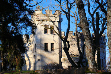 Castle in the park