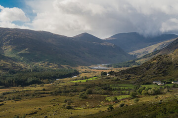 View over valley in Killarney National Park, Republic of Ireland