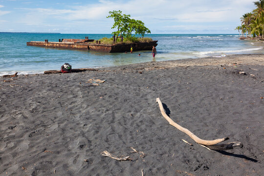 Beach in Punta Cocles, Limon, Costa Rica