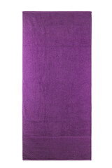cotton bath towels for the body of various colors, isolated on a white background