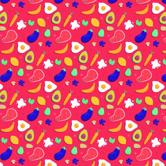 Fondo Comida Colorido