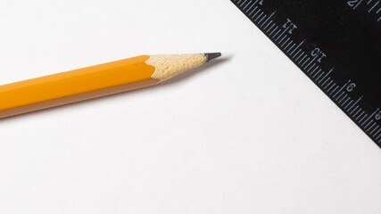 pencil and ruler