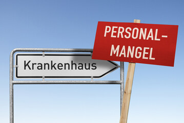 Krankenhaus, Personalmangel