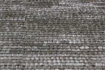 Old Wooden Tiles Background Aged Cabin Wood Texture Natural Timber Roof