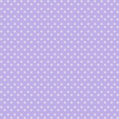Purple Polka Dot seamless pattern. Vector background.