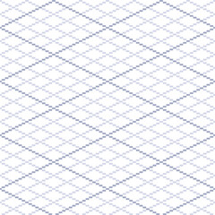 Isometric grid template for drawing in Pixel Art style - obrazy, fototapety, plakaty