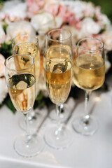 wedding glasses for wine and champagne