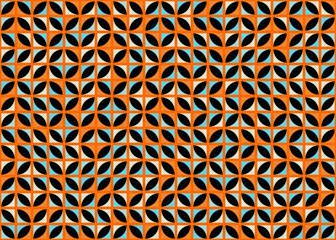 Abstract Geometric Pattern generative computational art illustration