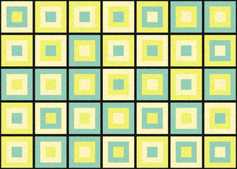 Abstract Geometric Pattern generative computational art illustration