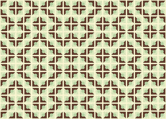 Abstract Geometric Pattern generative computational art illustration