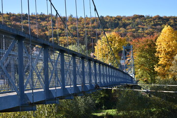 bridge in the autumn