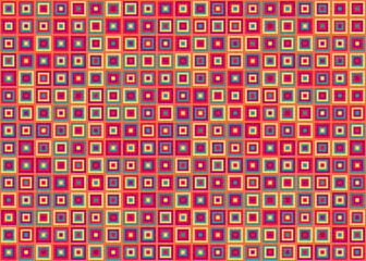 Abstract Geometric Pattern generative computational art illustration