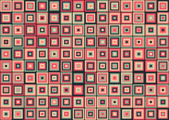 Abstract Geometric Pattern generative computational art illustration