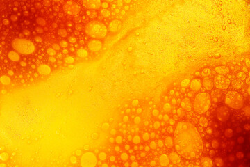 Beer bubbles texture