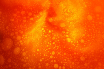 Beer bubbles texture