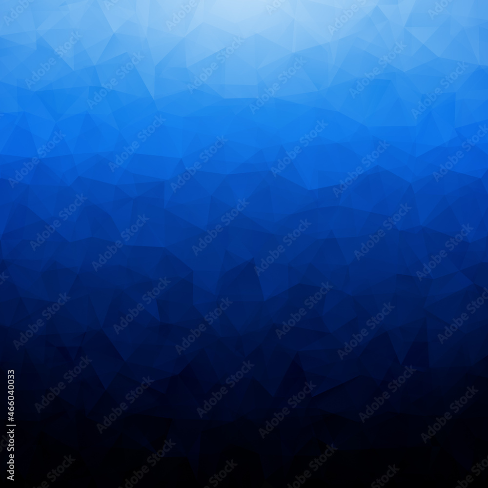 Poster layered blue polygon vector pattern background. abstract 3d triangular low poly style gradient backg