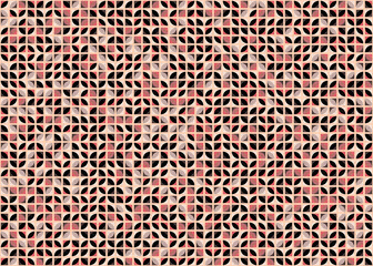 Abstract Geometric Pattern generative computational art illustration