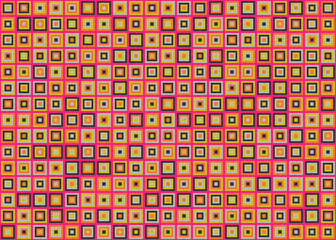 Abstract Geometric Pattern generative computational art illustration