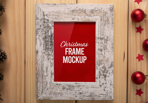 Christmas Frame Mockup