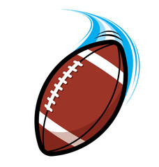 fast paced flying american football © Marty's Art