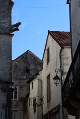 Fototapeta na wymiar street in the medieval village 