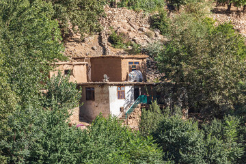 A village on the Panj River, on the border of Afghanistan and Tajikistan.