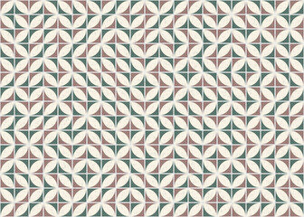 Abstract Geometric Pattern generative computational art illustration