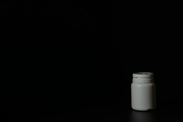 white plastic bootle for pharmaceutical production,manufacture of medicine